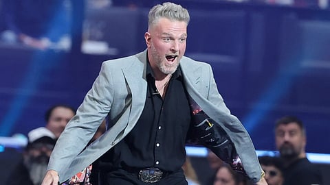 Pat McAfee stretchered out of WrestleMania 42 after surprise attack from Jelly Roll