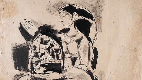 SK Rajavelu’s 'The Body, As Is' at Ashvita’s shows how little line can hold