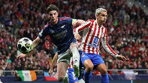 Atletico Madrid and Arsenal fail to edge out one another, draw 1-1 in first leg of Champions League semi-final