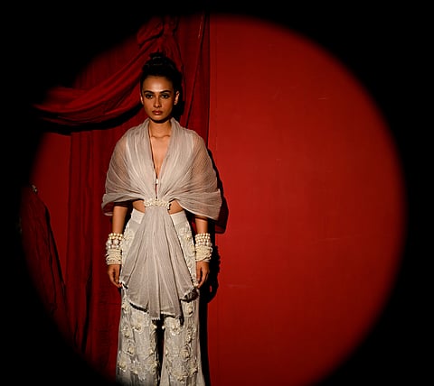 This label's latest collection plays with texture and fabric