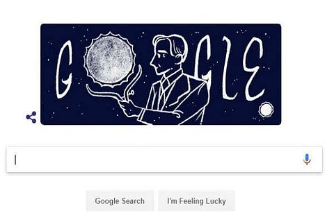 Subrahmanyan Chandrasekhar's Doodle