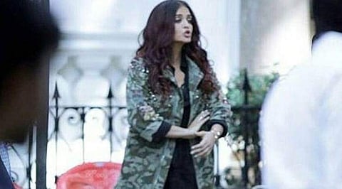 Aishwarya Rai Bachchan on set after the accident