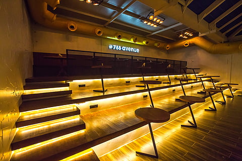 #788 Avenue at night