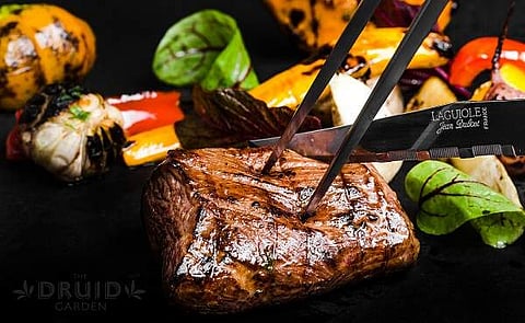 Beef Steak at The Druid Garden