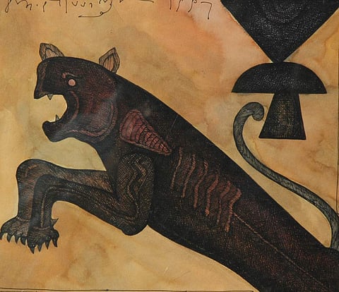 A painting by Sundar Raju