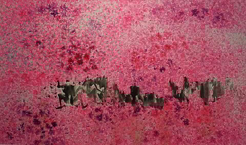 A work by Lee, Bum-Hun