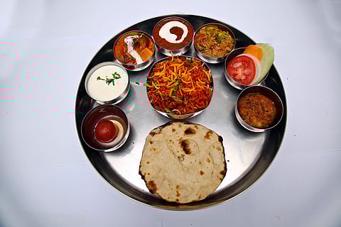 Thali & fondue for lunch?