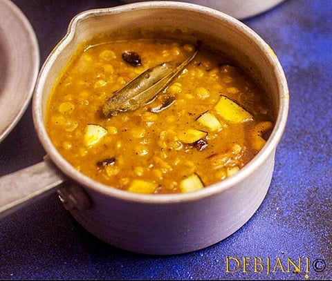 A typical Cholar Dal made in Bengali households