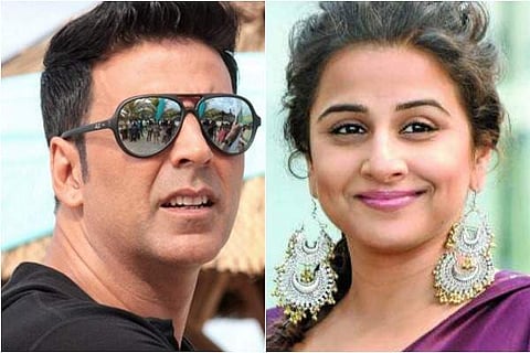 Akshay Kumar and Vidya Balan