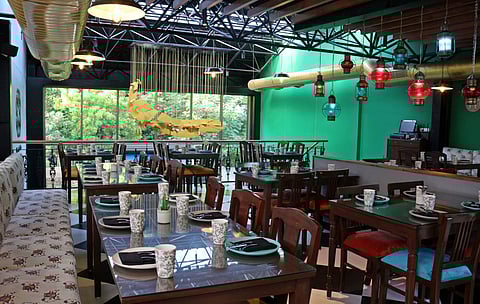 Interiors at Bharat Bistro