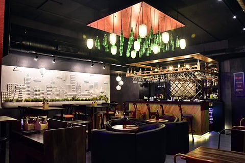 Interiors at Monk's Plate