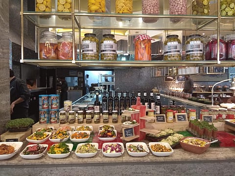 The buffet spread at Lush, Bangalore