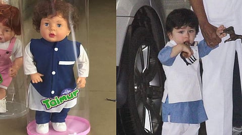 Doll modeled after Taimur Ali Khan