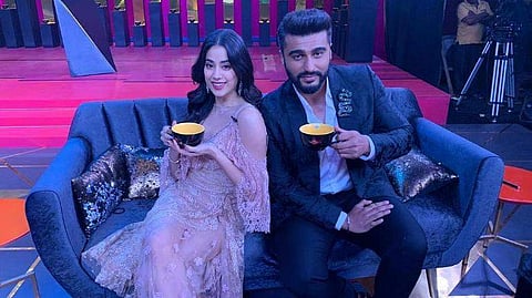 Janhvi Kapoor and Arjun Kapoor at Koffee with Karan