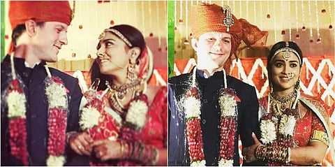See Pictures: Shriya Saran marries Russian boyfriend Andrei Koscheev