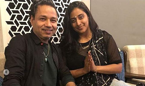 Kailash Kher and Raja Kumari