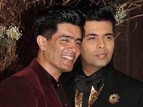 Manish Malhotra and Karan Johar