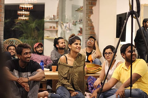 Audience at one of the Launchpad events