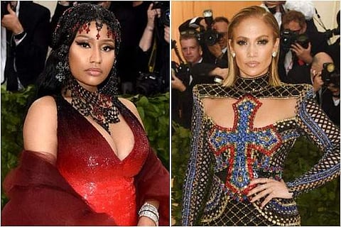 Nicki Minaj and Jennifer Lopez