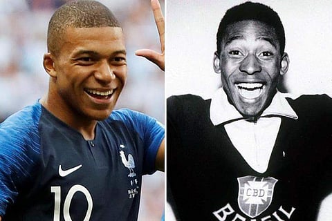 Kylian Mbappé, Pele