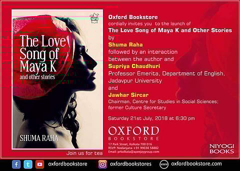 Launch of The Love Song of Maya K and Other Stories in Oxford Bookstore, Kolkata