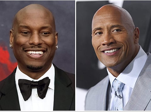 Tyrese Gibson, Dwayne Johnson