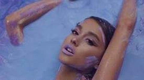 Ariana Grande on the cover of her single God Is A Woman