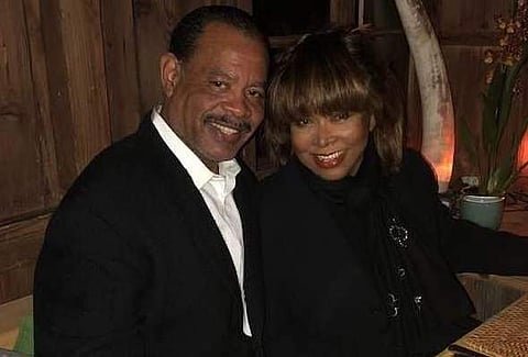 Craig Raymond with mother Tina Turner