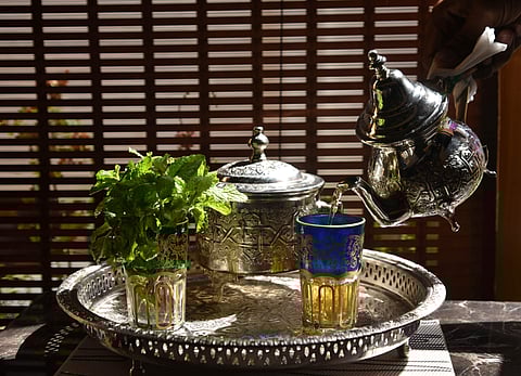 Moroccan Tea at Cafe Aura