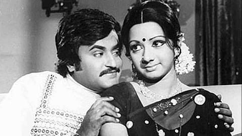 Sridevi and Rajinikanth