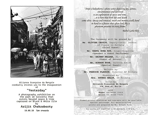 Calcutta in black and white at Alliance Francaise du Bengale