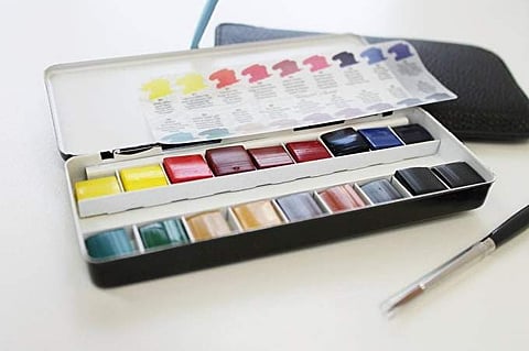 Acrylic painting workshop at That Madras Place