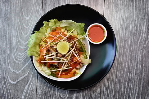 Thai grilled chicken salad