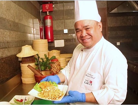 Master Chef Suriya Phusirimongkhonchai from The Lalit Chandigarh