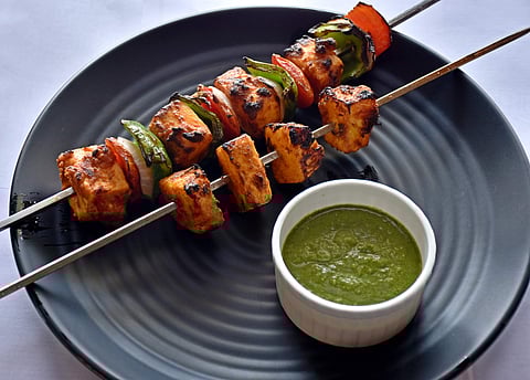 Tandoori paneer tikka