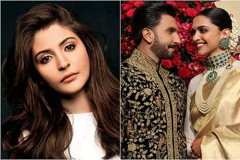 Anushka Sharma, Ranveer Singh and Deepika Padukone