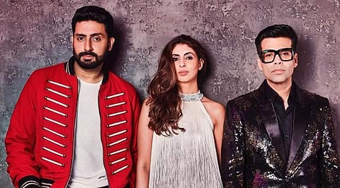 Abhishek Bachchan, Shweta Bachchan, Karan Johar