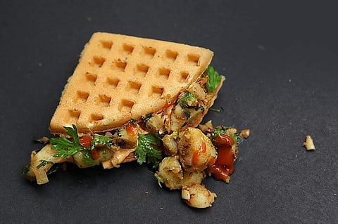 Straw Potato Surprise at American Waffle House