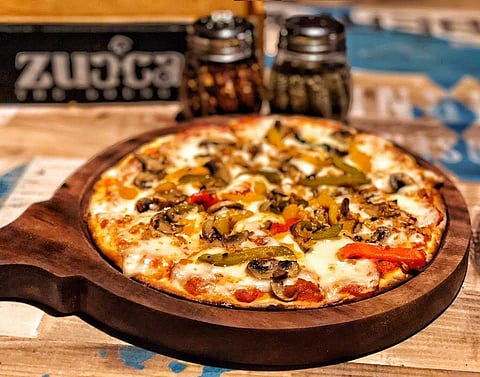 Fungi Misti Marinate Pizza