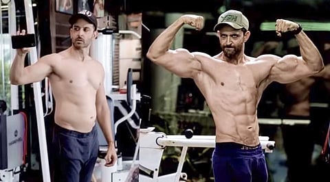 Hrithik Roshan's body transformation