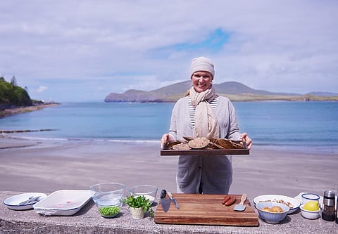 A still from Rachel’s Coastal Cooking