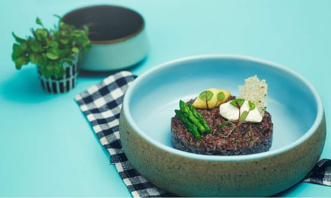 Risotto Al Riso Nero E Mascarone