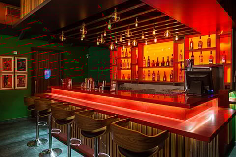 Interiors at English Tavern