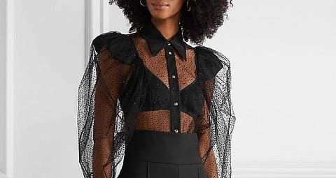 Tulle takes centrestage, thanks to design houses like Fendi and Khaite