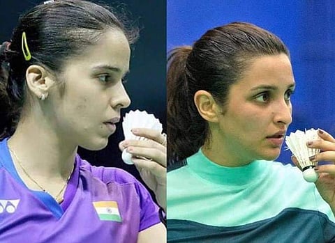 Saina Nehwal and Parineeti Chopra (Image courtesy: Twitter)
