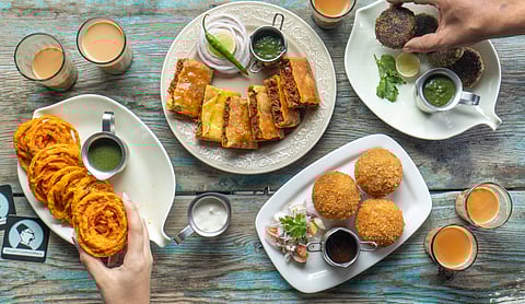 Dishes from the menu