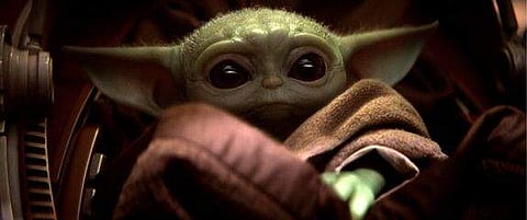Please welcome baby Yoda to the Star Wars realm