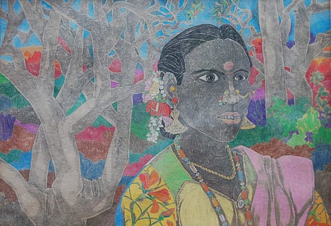 Art by Indian artist Kalal Laxma Goud