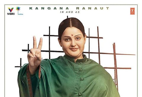 First look at Thalaivi poster starring Kangana Ranaut