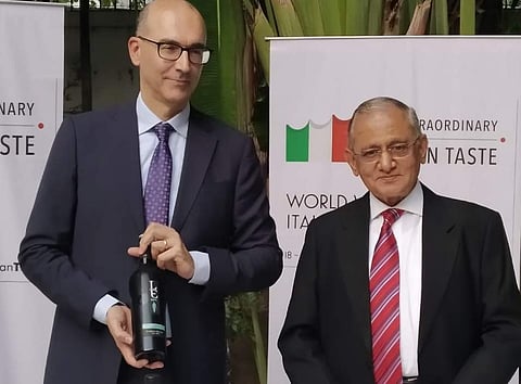 Consul General Damiano Francovigh and Pankaj Parekh